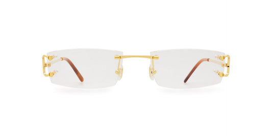 Lentes Oftálmico Cartier CT0092O Dorado