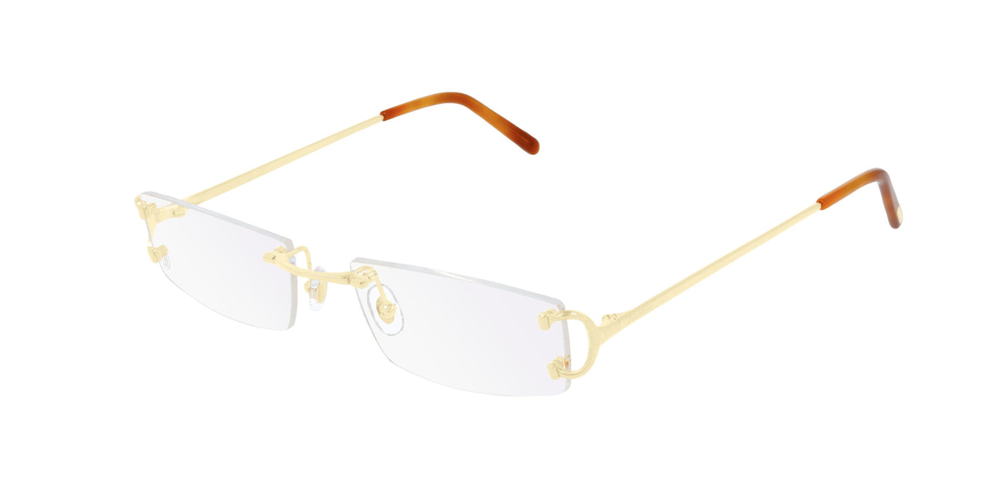 Lentes Oftálmico Cartier CT0092O Dorado