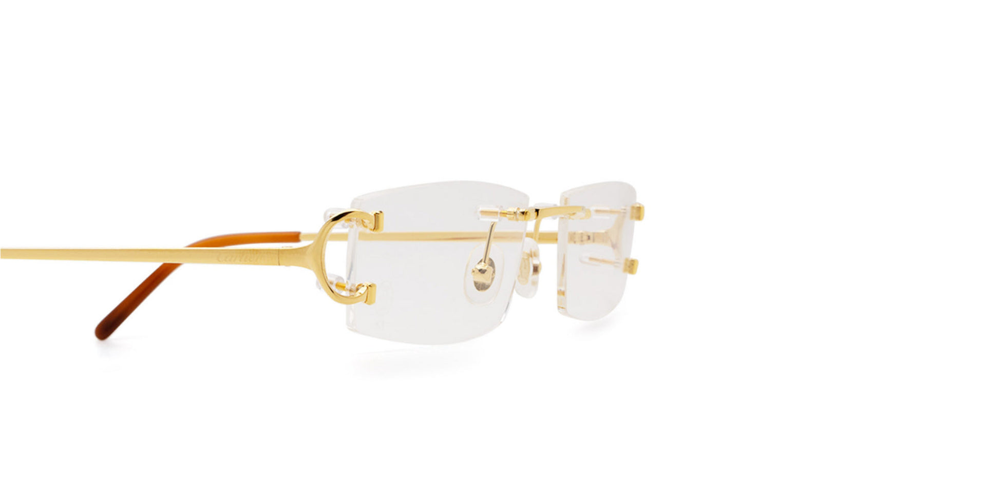 Lentes Oftálmico Cartier CT0092O Dorado
