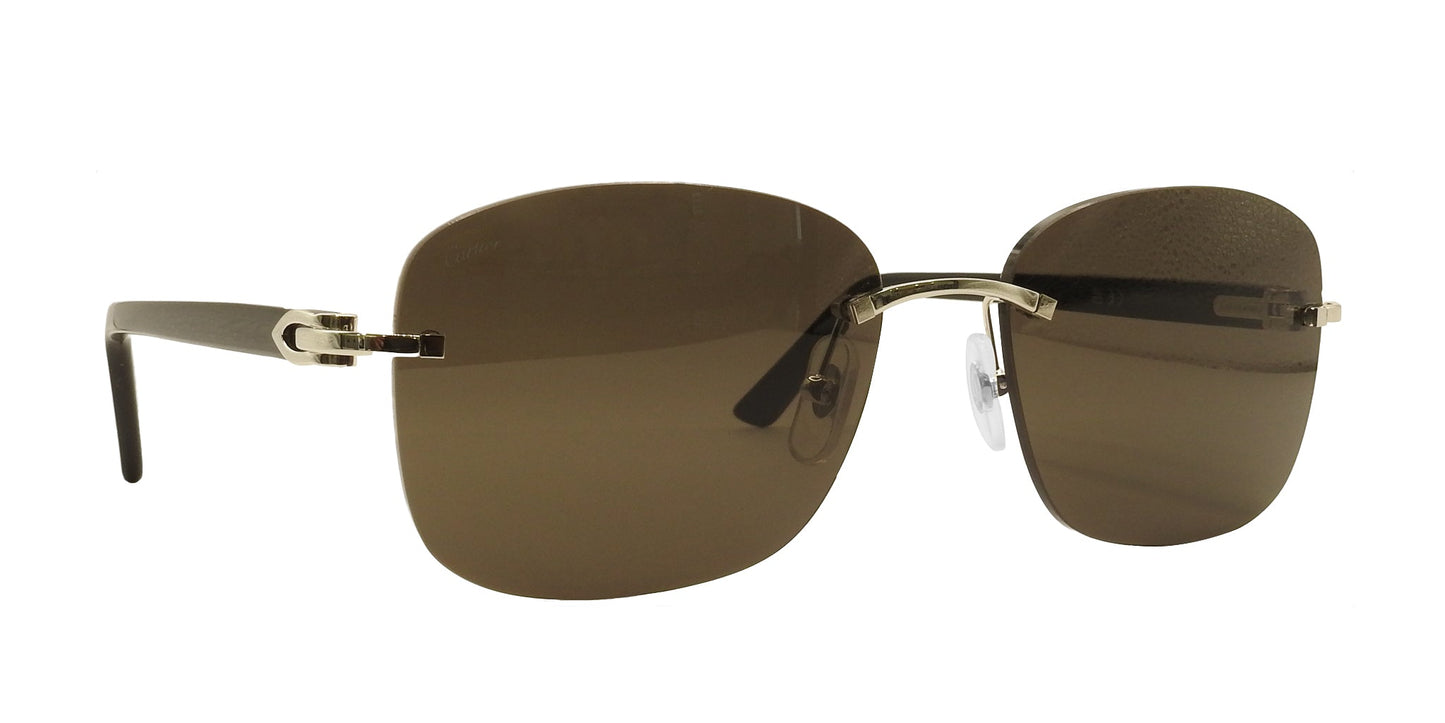 Lentes de Sol Cartier CT0227S Plata