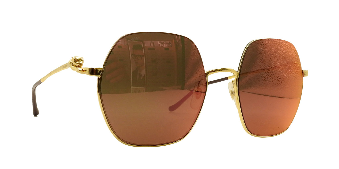 Lentes de Sol Cartier CT0267S Dorado