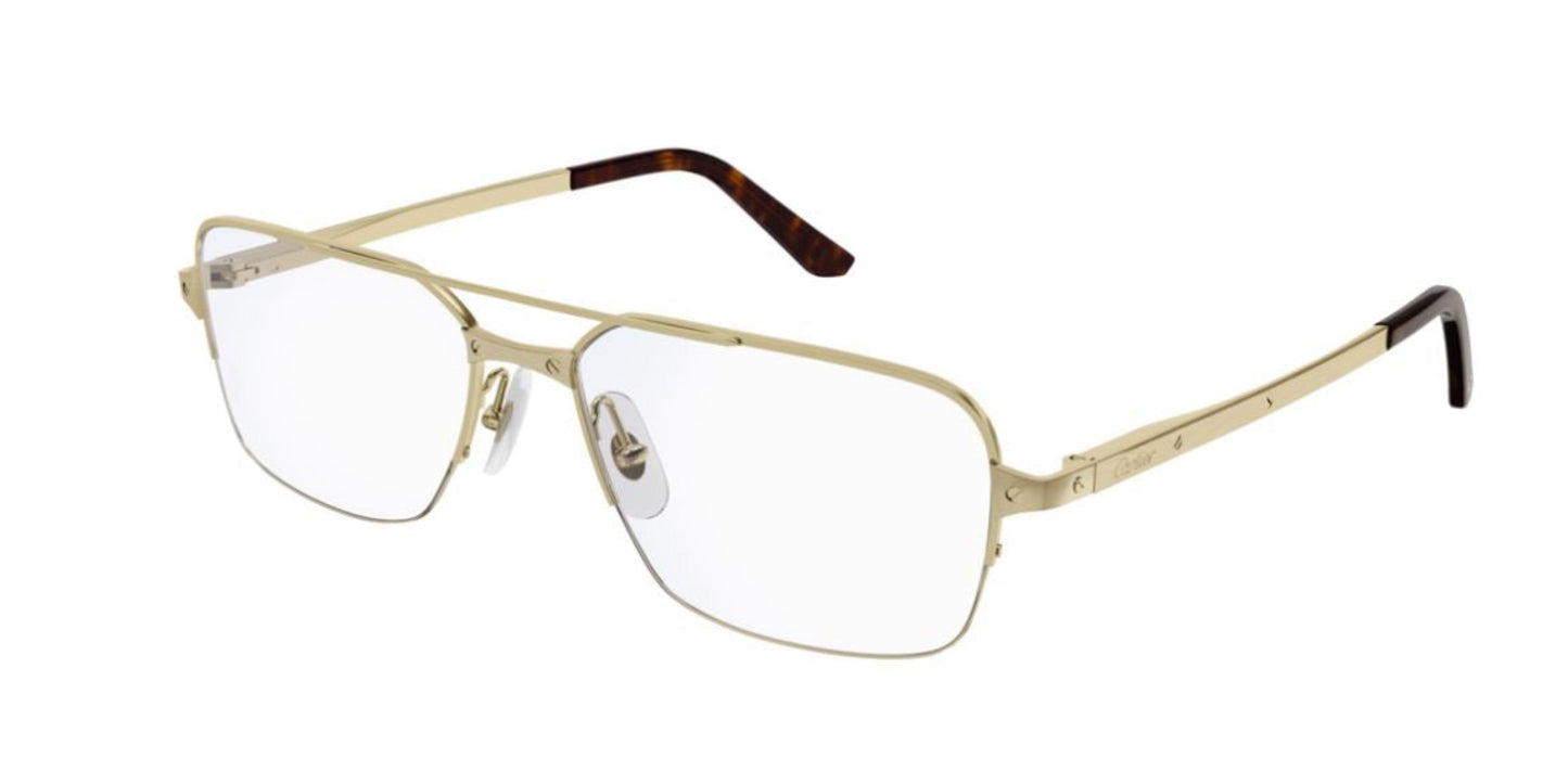 Lente Oftálmico Cartier CT0308O Dorado