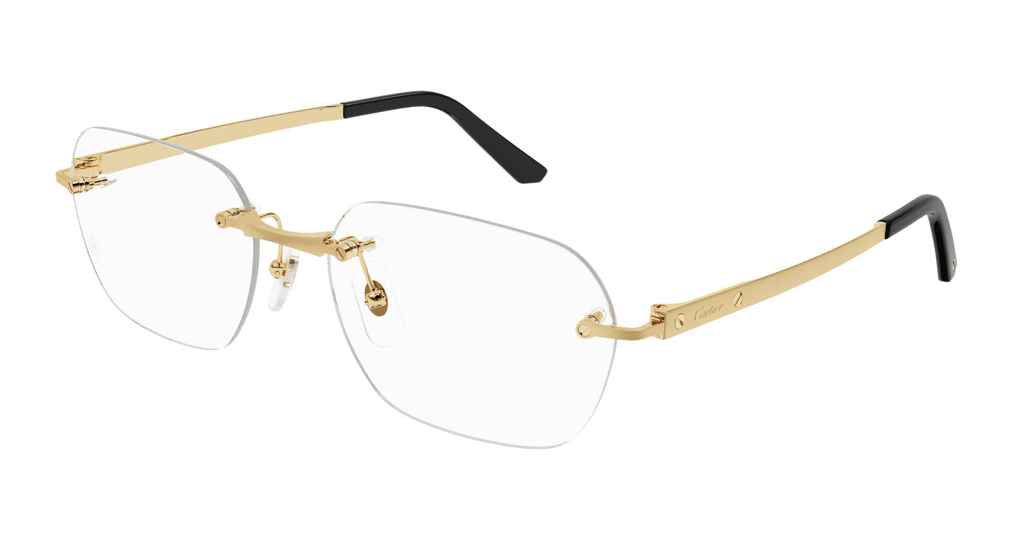 Lente Oftálmico Cartier CT0407O Dorado