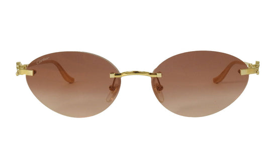 Lentes de Sol Cartier CT0504S Dorado