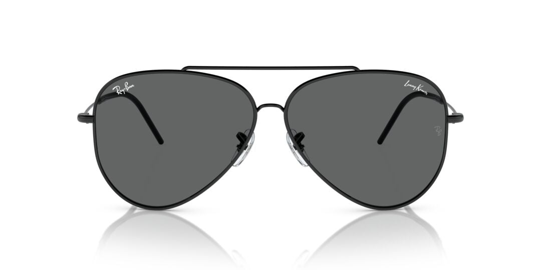 Lentes de Sol Ray Ban RBR0101S Aviator Reverse Lenny Kravitz Negro