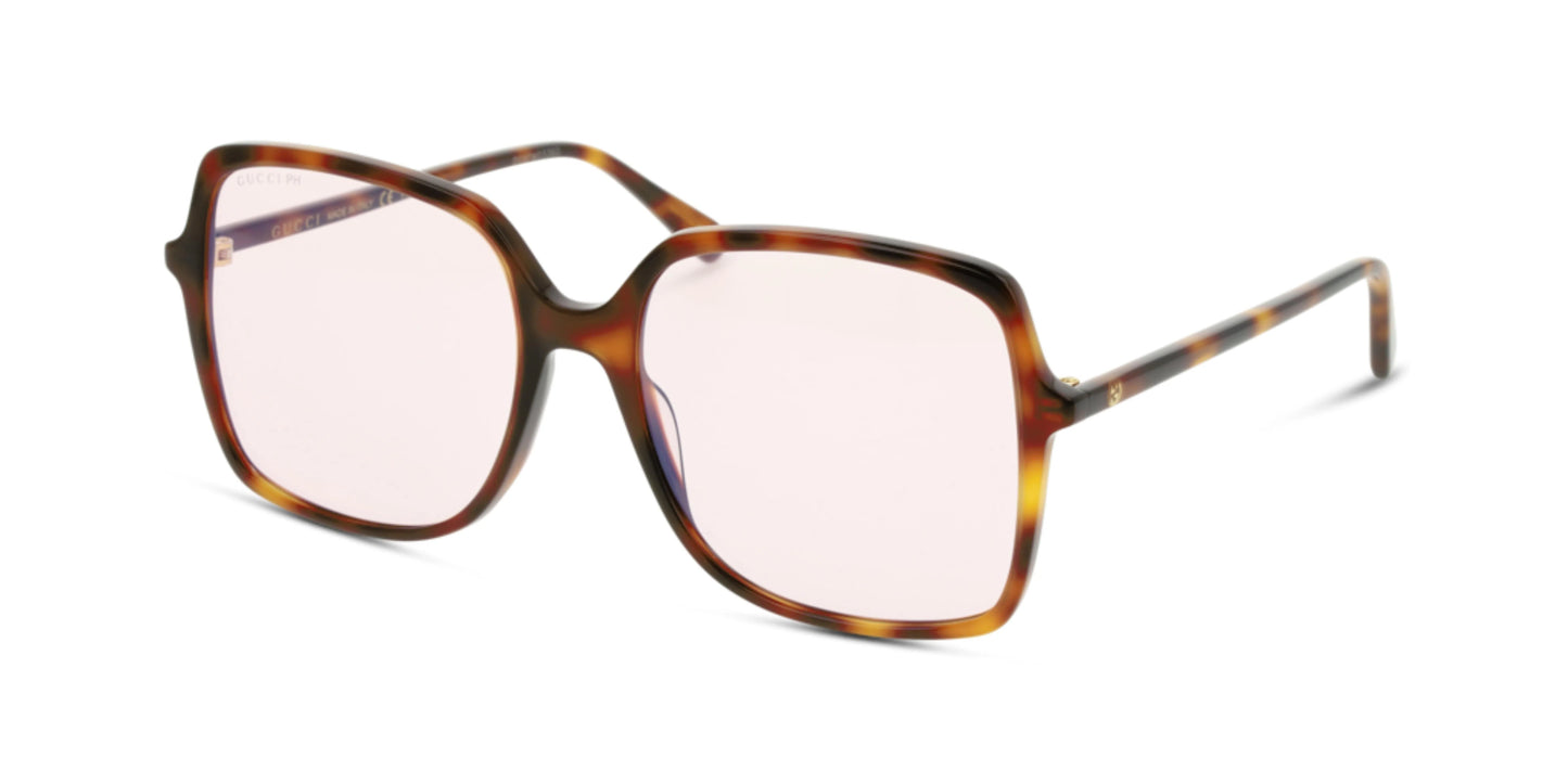 Lente Fotocromático con Protección contra LUZ AZUL Gucci GG0544S Havana-Ópticas LUX, Ve Más Allá