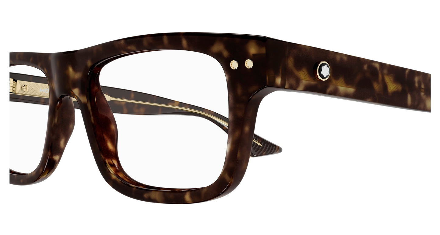 Lente Oftálmico Montblanc MB0289O Havana