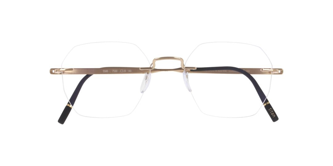 Lente Oftálmico Silhouette 5586 Dorado
