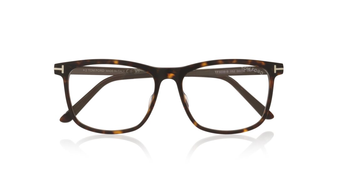 Lente Oftálmico Tom Ford FT6038-B Havana