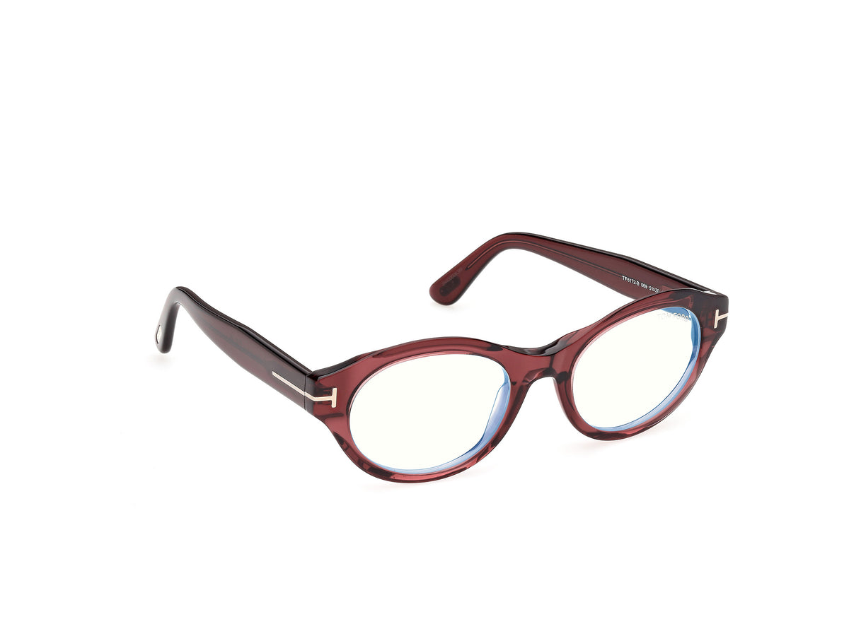 Lente Oftálmico Tom Ford FT6172-B Vino