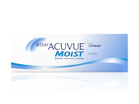 Lentes de Contacto 1 Day Acuvue Moist para Miopía o Hipermetropía