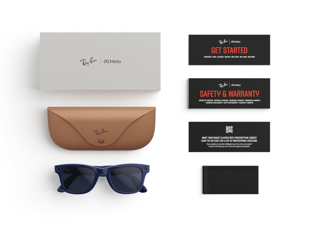 Lente Oftálmico Ray Ban Meta Wayfarer L Transitions® Gen. 2 Azul