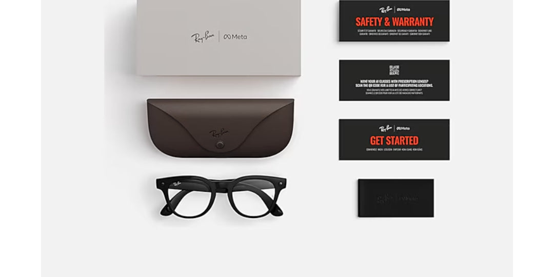 Lente Oftálmico Ray Ban Meta Scriber Gen. 2 Negro