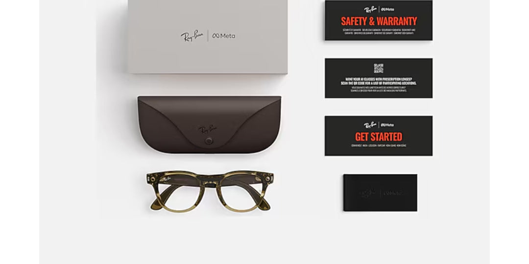 Lente Oftálmico Ray Ban Meta Scriber Gen. 2 Beige
