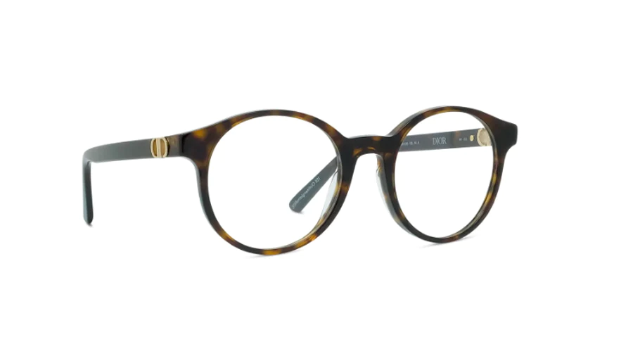 Lente Oftálmico Christian Dior 30MONTAIGNEMINIO Havana-Ópticas LUX, Ve Más Allá