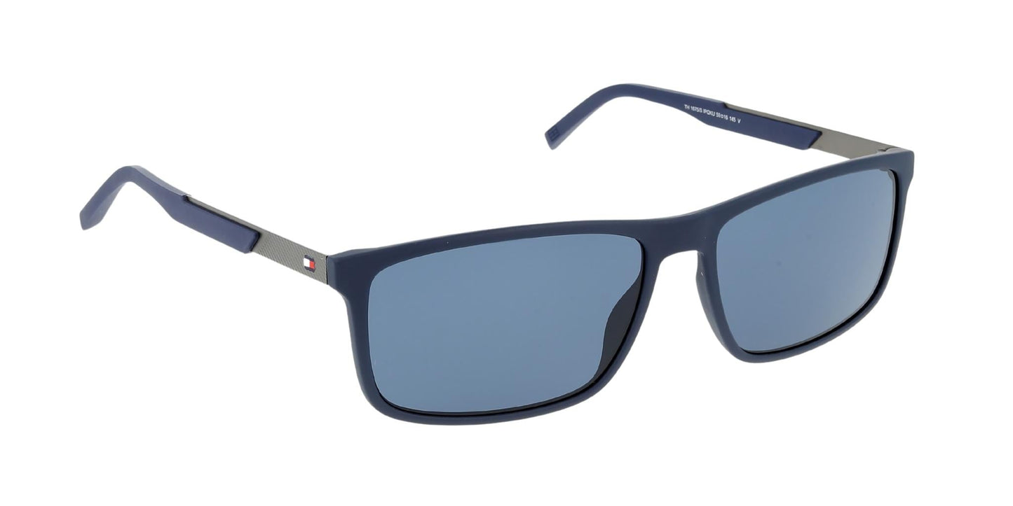 Lente Solar Tommy Hilfiger TH 1675/S Azul-Ópticas LUX, Ve Más Allá