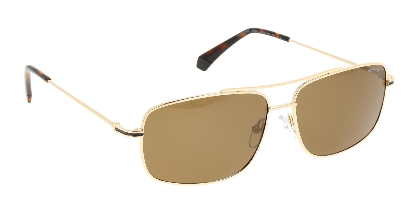 Lente Solar Polaroid PLD 6107/S/X Dorado-Ópticas LUX, Ve Más Allá