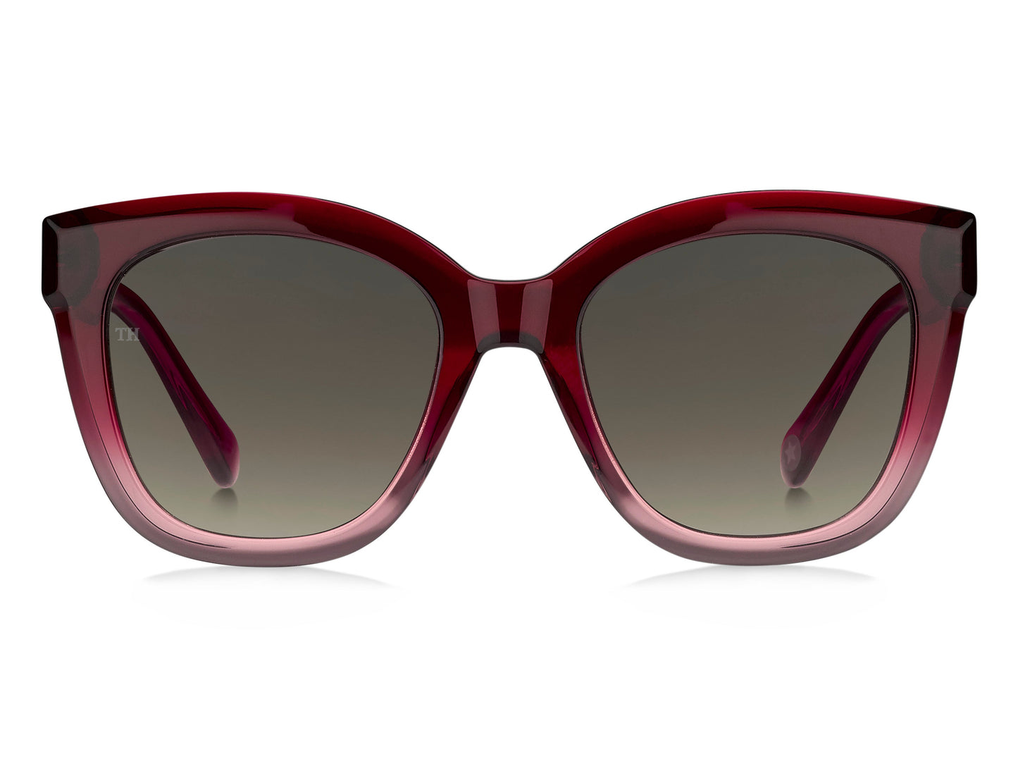 Lente Solar Tommy Hilfiger TH1884S Rojo-Ópticas LUX, Ve Más Allá