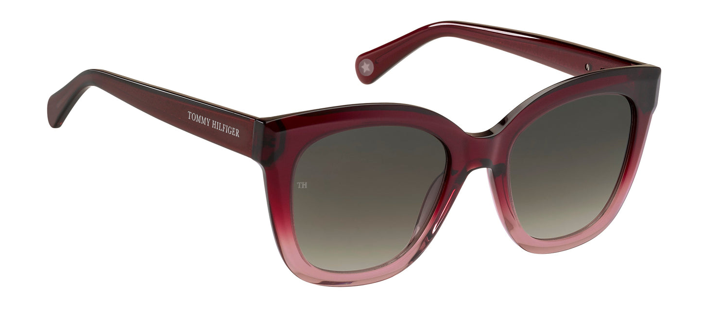 Lente Solar Tommy Hilfiger TH1884S Rojo-Ópticas LUX, Ve Más Allá