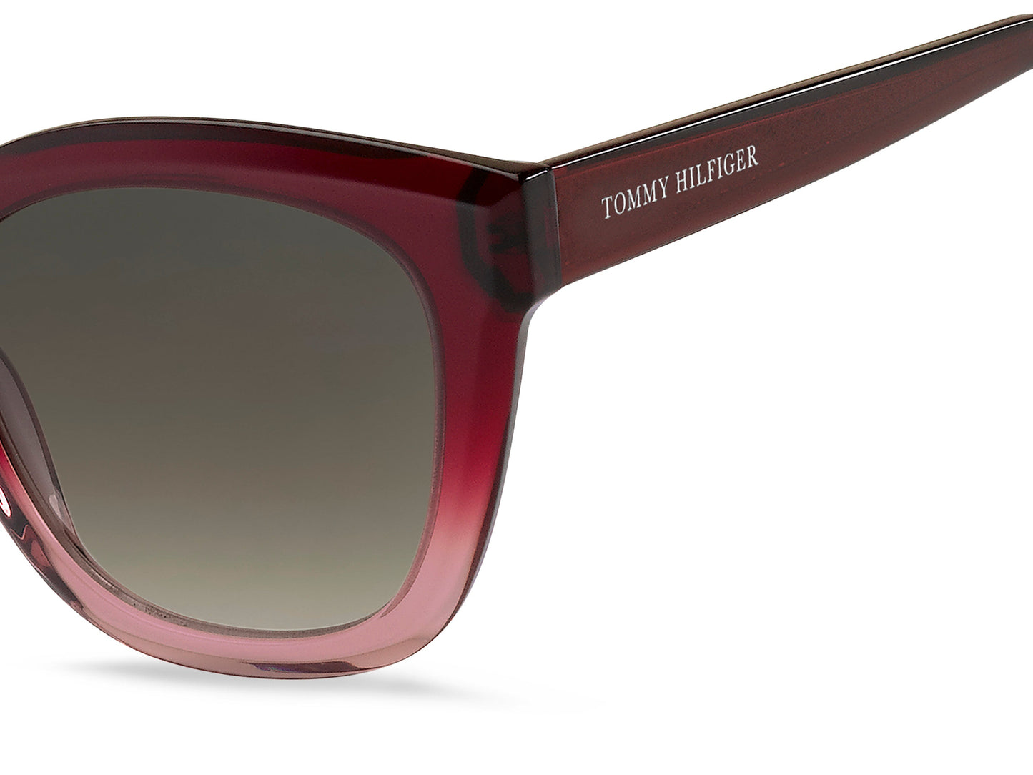 Lente Solar Tommy Hilfiger TH1884S Rojo-Ópticas LUX, Ve Más Allá