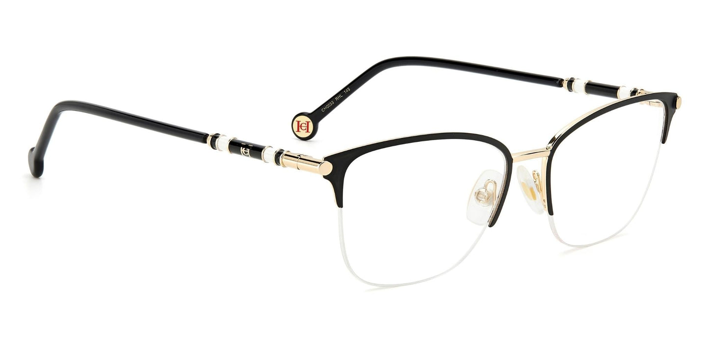 Lente Oftálmico Carolina Herrera CH0033 Negro-Ópticas LUX, Ve Más Allá
