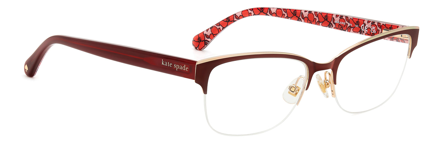 Lente Oftálmico Kate Spade MARJORIE Rojo