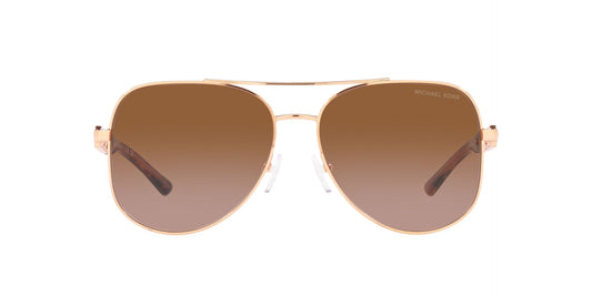 Lente Solar Michael Kors MK1121 Dorado-Ópticas LUX, Ve Más Allá