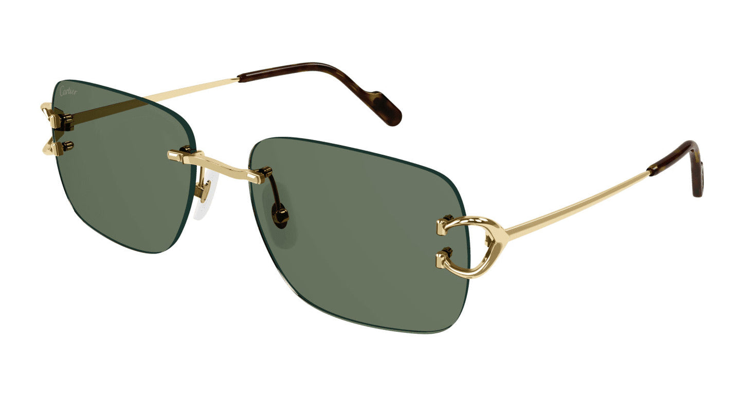 Lentes de Sol Cartier CT0330S Dorado