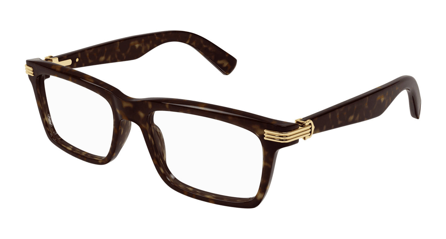 Lente Oftálmico Cartier CT0420O Havana