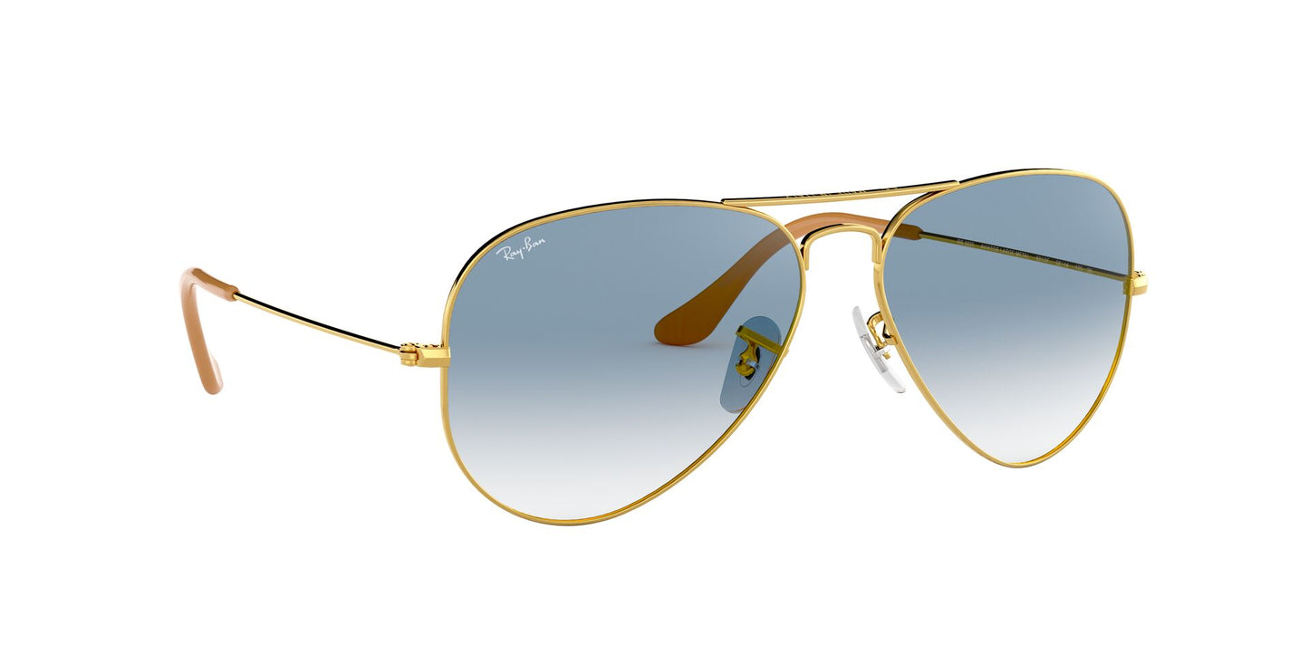 Lente Solar Ray Ban RB3025 Dorado-Ópticas LUX, Ve Más Allá
