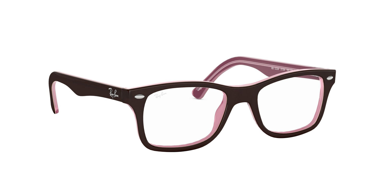 Lente Oftálmico Ray Ban RX5228 Café-Ópticas LUX, Ve Más Allá