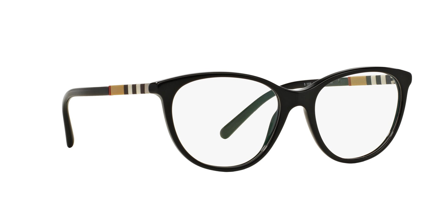 Lente Oftálmico Burberry BE2205 Negro-Ópticas LUX, Ve Más Allá