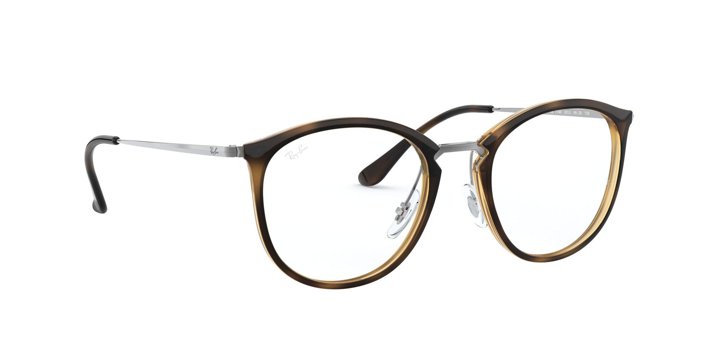 Lente Oftálmico Ray Ban RX7140 Havana-Ópticas LUX, Ve Más Allá