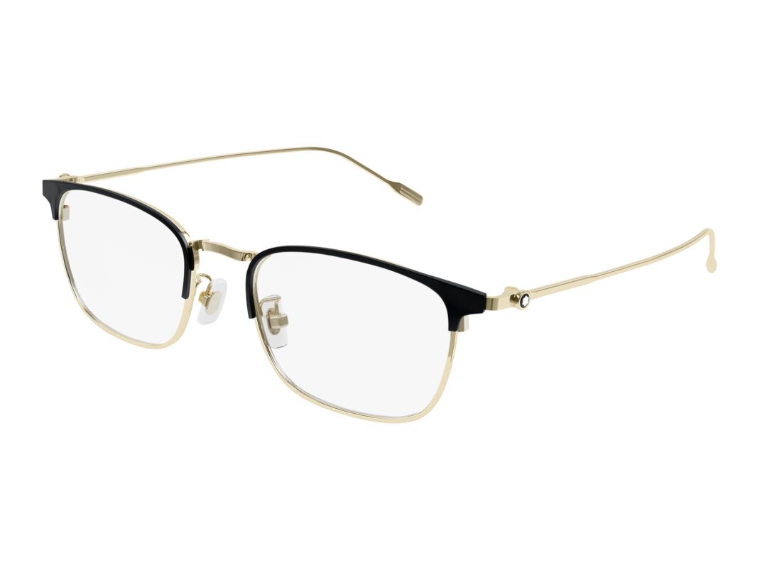 Lente Oftálmico Montblanc MB0192O Negro-Ópticas LUX, Ve Más Allá