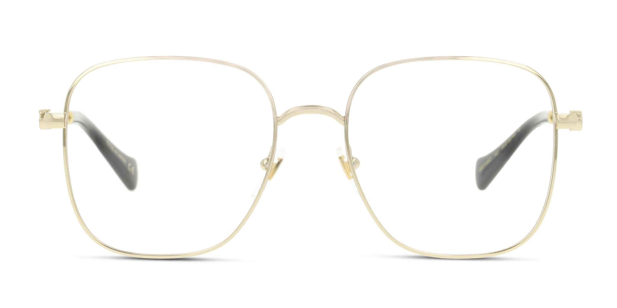 Lentes Armazon Dorado Lentes Oftalmicos Cuadrados Armazón