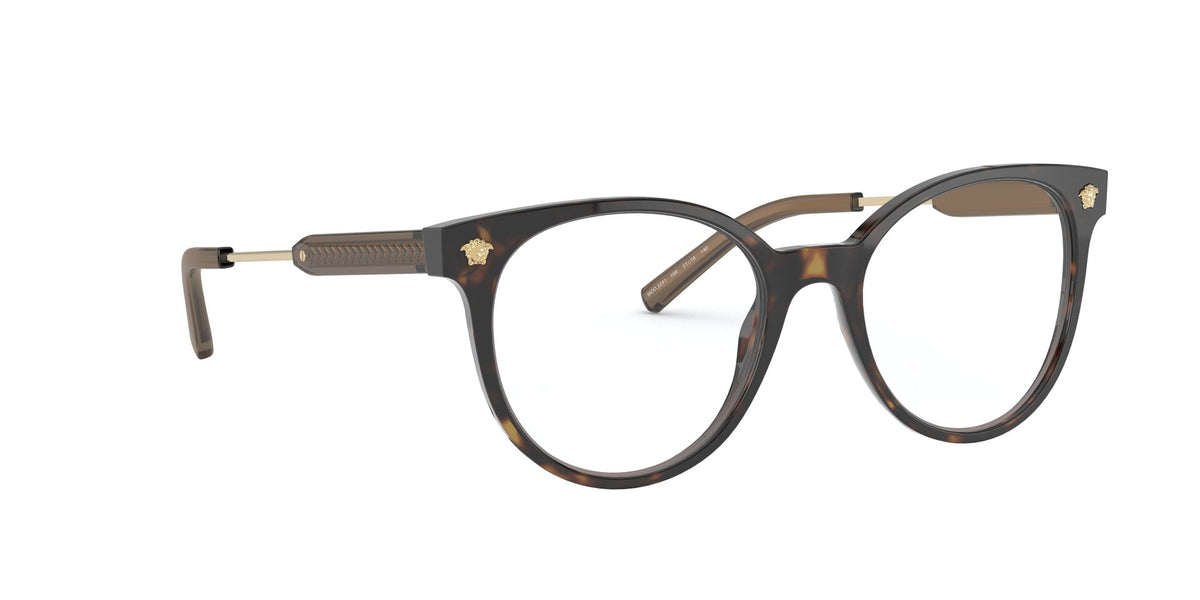 Lente Oftálmico Versace VE3291 Havana-Ópticas LUX, Ve Más Allá