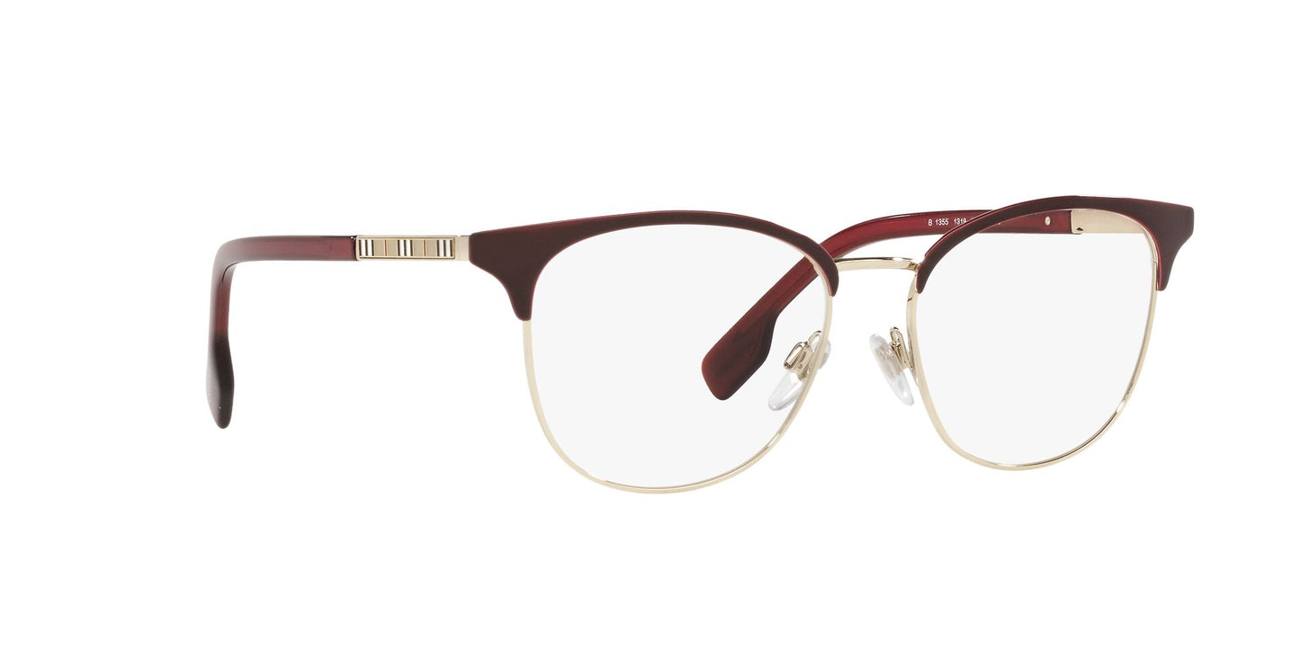 Lente Oftálmico Burberry BE1355 Vino-Ópticas LUX, Ve Más Allá