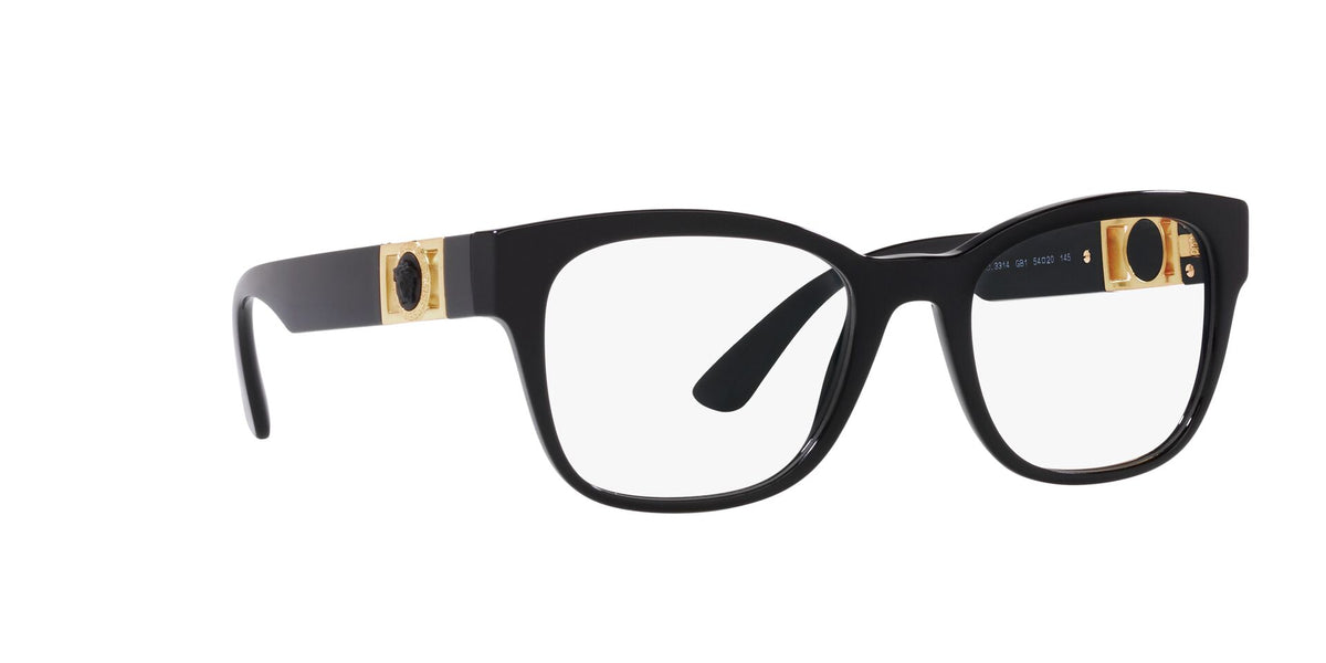Lente Oftálmico Versace VE3314 Negro-Ópticas LUX, Ve Más Allá