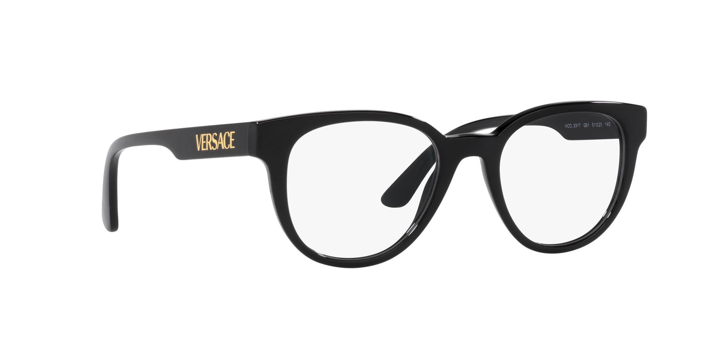 Lente Oftálmico Versace VE3317 Negro-Ópticas LUX, Ve Más Allá