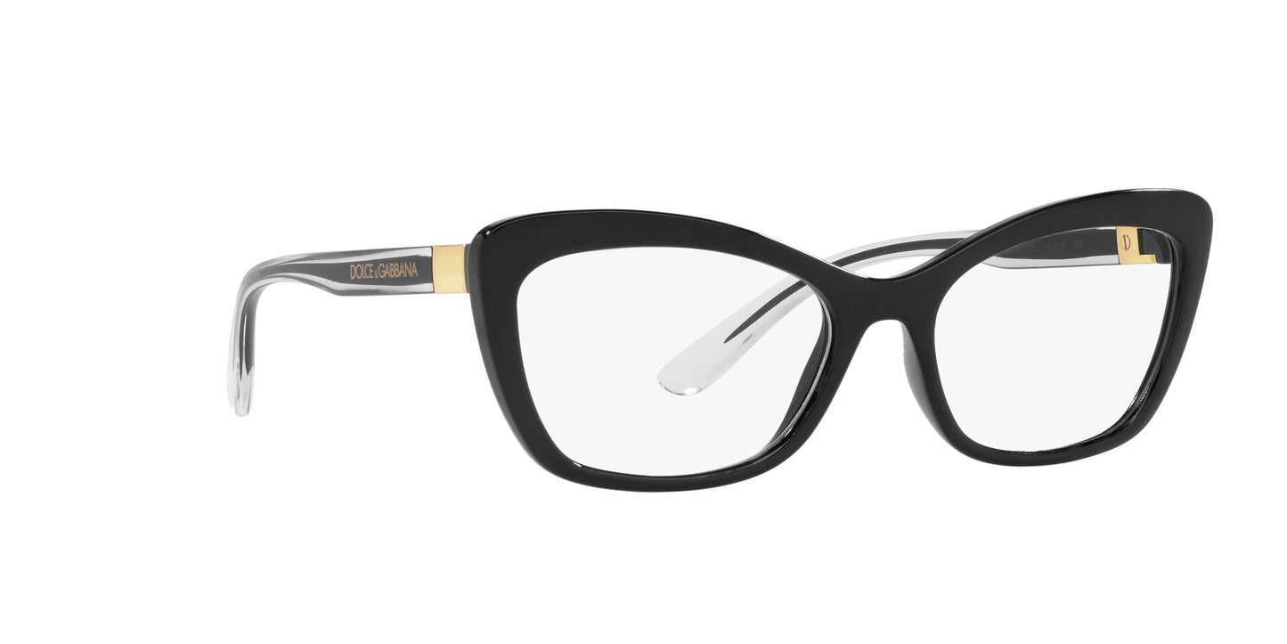Lente Oftálmico Dolce Gabbana DG5082 Negro-Ópticas LUX, Ve Más Allá