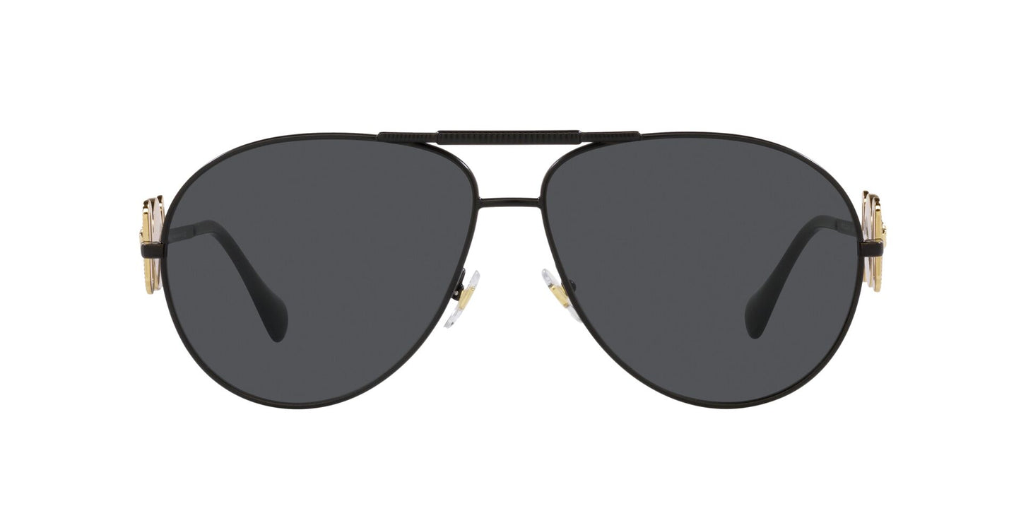 Lente Solar Versace VE2249 Negro-Ópticas LUX, Ve Más Allá
