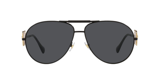 Lente Solar Versace VE2249 Negro-Ópticas LUX, Ve Más Allá