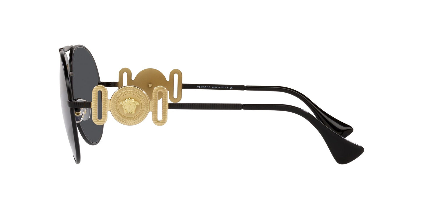 Lente Solar Versace VE2249 Negro-Ópticas LUX, Ve Más Allá