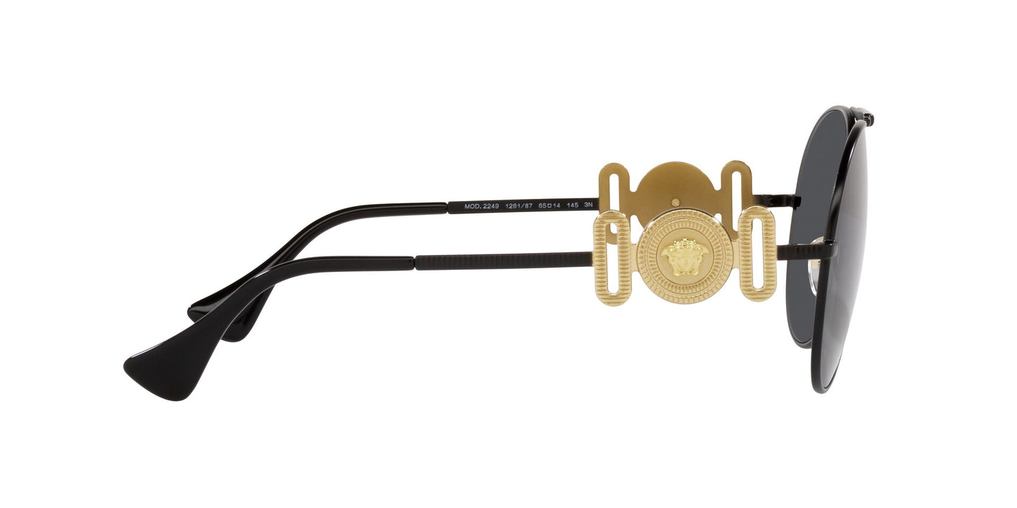 Lente Solar Versace VE2249 Negro-Ópticas LUX, Ve Más Allá