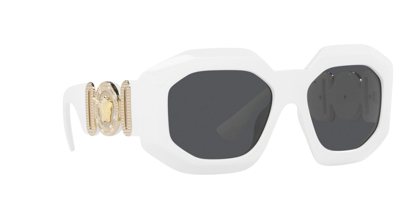 Lente Solar Versace VE4424U Blanco-Ópticas LUX, Ve Más Allá