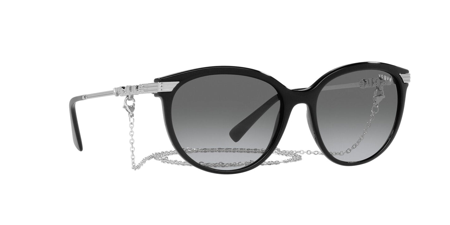 Lente Solar Vogue VO5460S Negro-Ópticas LUX, Ve Más Allá