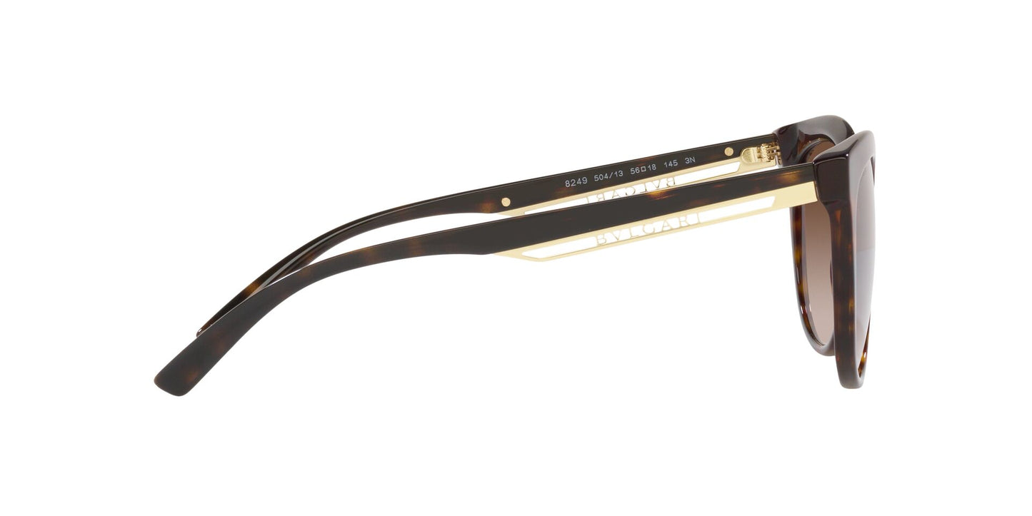 Lente Solar Bvlgari BV8249 Havana-Ópticas LUX, Ve Más Allá