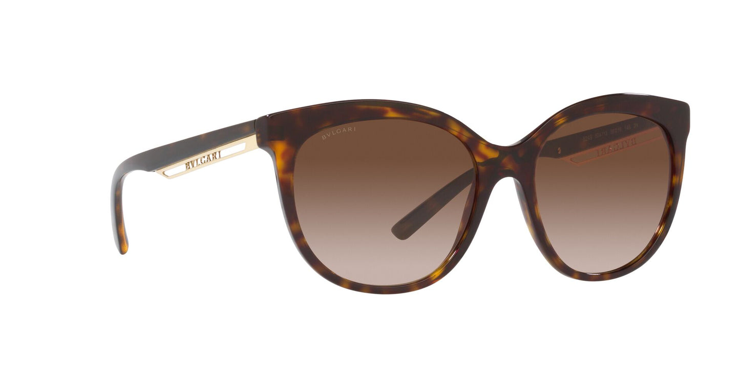Lente Solar Bvlgari BV8249 Havana-Ópticas LUX, Ve Más Allá