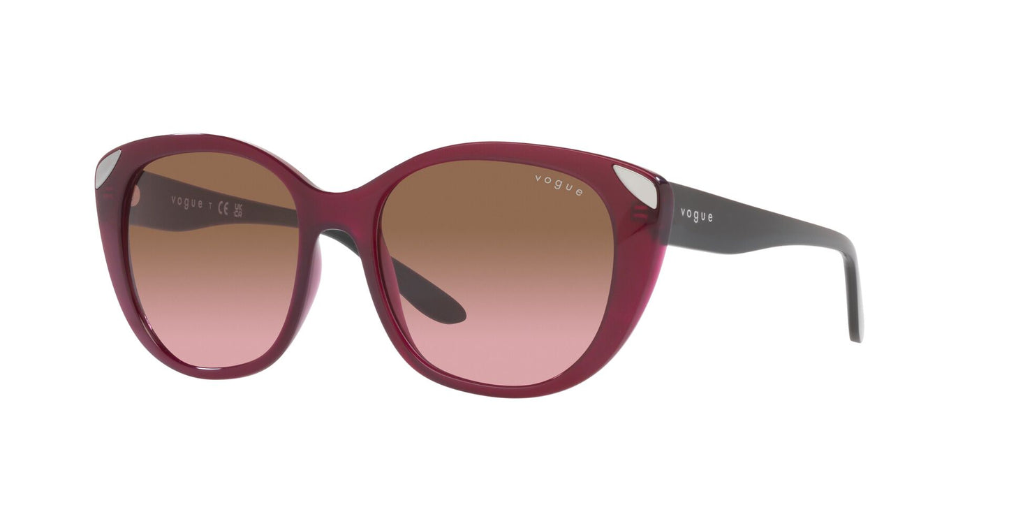 Lente Solar Vogue VO5457S Rojo-Ópticas LUX, Ve Más Allá