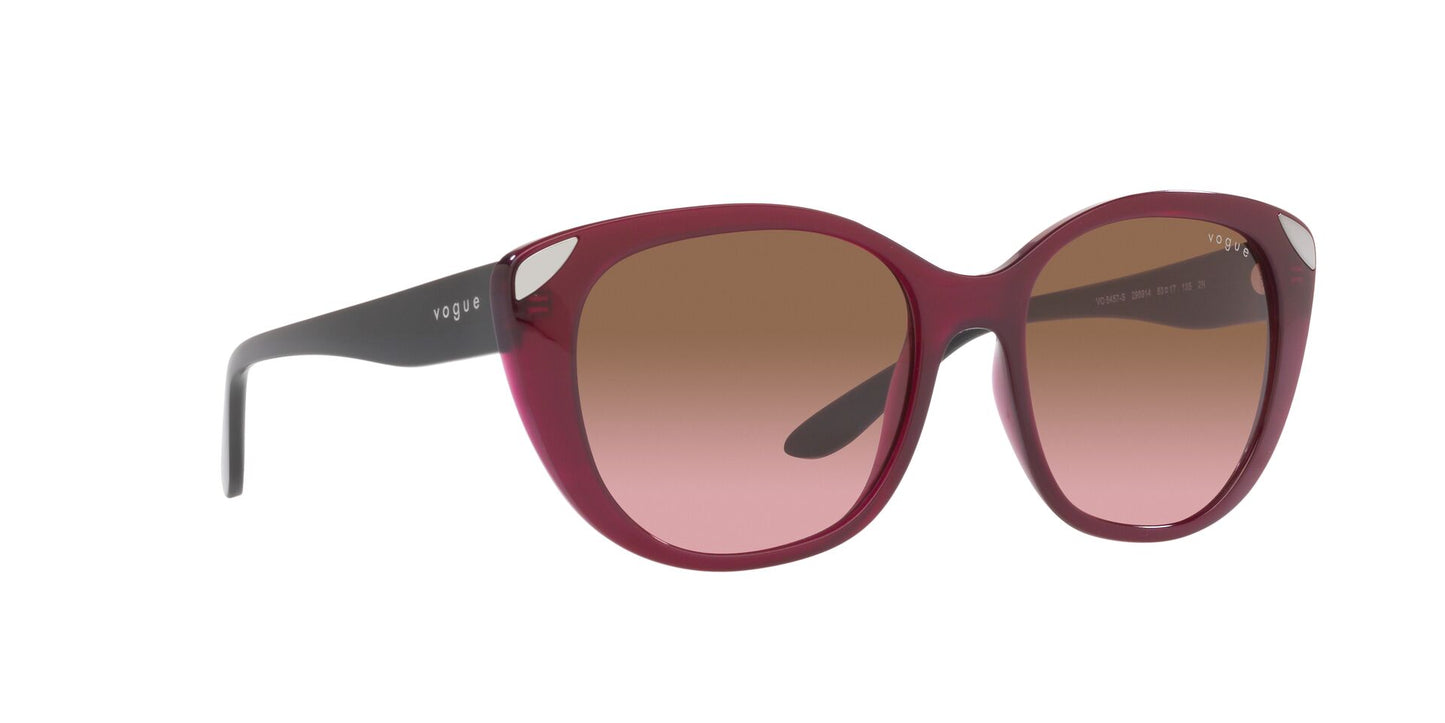 Lente Solar Vogue VO5457S Rojo-Ópticas LUX, Ve Más Allá